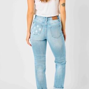 Judy Blue NWT- Americana Boyfriend